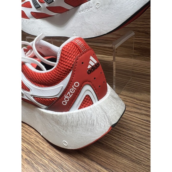 Adidas JI0308 Men's Sz 8 Women's Sz 9 White/Red Adizero Aruku Casual Shoes - Picture 4 of 16
